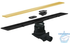 Дренажный трап для душа Pestan Confluo Frameless Line Gold 650 13701222 с решеткой