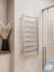 Полотенцесушитель электрический Terminus Ватикан П8 40х85 (подключение универсальное)(нержавеющая сталь)