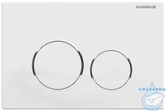 Инсталляция для унитаза Charus CC.300.80.01 с кнопкой смыва Spazio FP.330.12.01 белый матовый