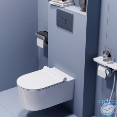 Унитаз подвесной Damixa Eclipse с сиденьем Soft Close (микролифт) DX31C1738SC