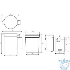 Ведро для мусора Bemeta Hotel 125115055