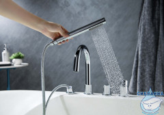 Смеситель для ванны на борт Aquatek Европа AQ1348CR (хром)