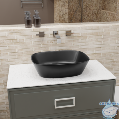 Раковина на столешницу 50 см Charus Stefania 700-026B