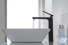 Смеситель для раковины Timo Torne 4311/03F (без донного клапана) (черный матовый)