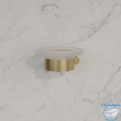 Мыльница, нержавеющая сталь, Petite, золото матовое, IDDIS, PETG0SGi42