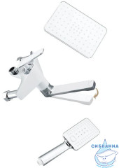 Душевая система Frap F2458 260 1 режим (белый/хром)