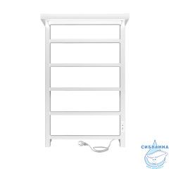 Полотенцесушитель электрический Indigo Forma П5 (с таймером) 50х80 белый матовый (с возможностью скрытого подключения, подключение R/L)