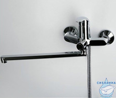 Смеситель для ванны WasserKRAFT Isen 2602L с душевым гарнитуром (хром)