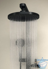 Душевая система Ideal Standard Alu+ 260 1 режим BD583XG (черный матовый)