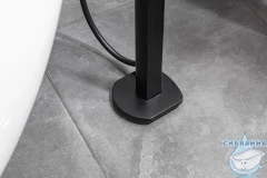 Смеситель для ванны напольный Allen Brau Infinity 265452 (черный матовый)