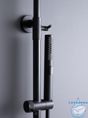Душевая система Allen Brau Fantasy 300 1 режим 265494 (черный матовый)