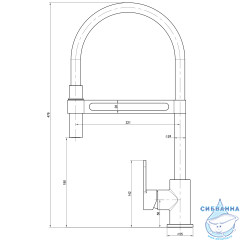 Смеситель для кухни Lemark Soul LM6006C (хром)