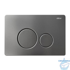 Комплект подвесной унитаз ABBER Rechteck AC1201 белый с инсталляцией AC0105 и кнопкой AC0121NG никель