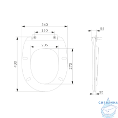 Крышка-сиденье AM.PM Move с микролифтом 