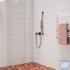 Встраиваемый смеситель для душа Ravak Espirit X070322 (графит)