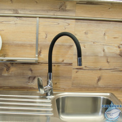 Смеситель для кухни Ravslezak Амур AM719.5/10C (хром/черный)