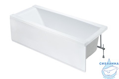Ванна акриловая Santek Санторини 160х70 с каркасом