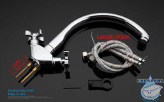 Смеситель для кухни Gappo G4143 (хром)