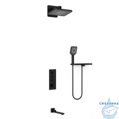 Душевая система Vincea Inspire 320 1 режим VSFW-433TI4RMB (черный матовый)