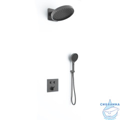 Душевая система Vincea 300 1 режим VSFW-421I3GM (вороненая сталь)