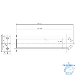 Поручень Bemeta Help 301102041
