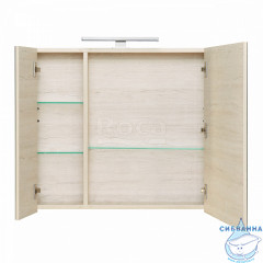 Зеркальный шкаф Roca Etna 76 дуб верона 857304445