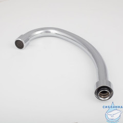 Излив для смесителя, кухня, нерж. сталь, 155х238 мм, поворотный, хром, IDDIS, 995Y16C5SM