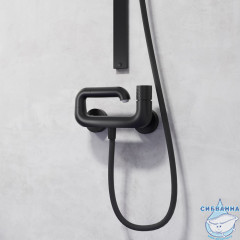 Смеситель для ванны IddisTwist TWIBLBTi02WA (черный матовый)