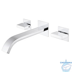 Смеситель для раковины встраиваемый ABBER Wasserfall AF8612 (хром)