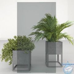 Душевая кабина Тритон Грей 90x90 В профиль белый, стекло грей Щ0000067301