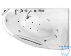 Акриовая ванна Gemy G9046 O R 161х96 с гидромассажем