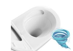 Унитаз подвесной безободковый Aquatek Лея AQ1199T-00 с сиденьем Soft Close (микролифт)