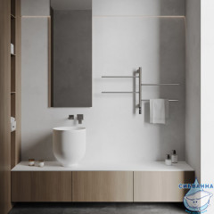 Полотенцесушитель электрический ABBER Universal AH4504 хром