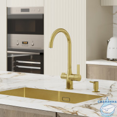 Смеситель для кухни Iddis Pure PURMGFJi05 (матовое золото)