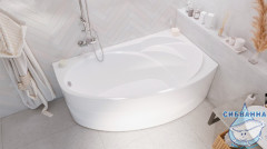 Акриловая ванна 1Marka Julianna 160x95 R с каркасом