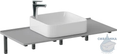 Столешница Bas 80x47 серый СТ00022