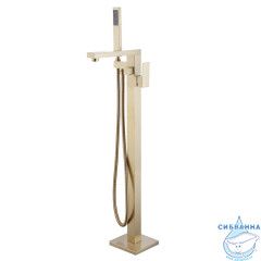Смеситель для для ванны напольный Abber Daheim AF8215G (золото матовое)