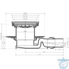 Дренажный трап для душа Pestan Confluo Standard 13000096