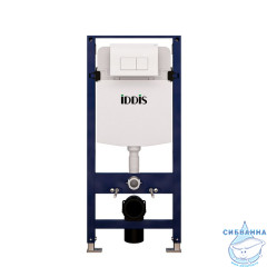 Комплект 2 в 1: инсталляция и клавиша смыва, белая, Optima Home, IDDIS, OPH0000i32K