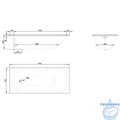 Стальная ванна Bette Form AD 175x75