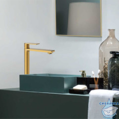 Смеситель для раковины Vincea Vogue VBF-1V2BG	(брашированное золото)