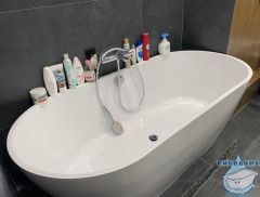 Ванна из литьевого мрамора New Line Sanitary Эдем 170х80 (с переливом)