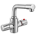 Смеситель для раковины E.C.A Thermostatic 102108730STEX (хром)