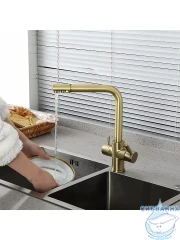 Смеситель кухни Frap F4352-4 (бронза)