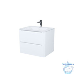 Тумба с умывальником, подвесная, 60 см, белая, Edifice, IDDIS, EDI60W0i95K