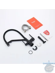 Смеситель для кухни Raglo R80.62.06 (черный матовый)