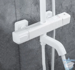 Душевая система Gappo G2491-8 250 1 режим (белый)