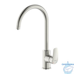 Смеситель для кухни с каналом для фильтрованной воды, сатин, Rora, Milardo, RORBNFJM05