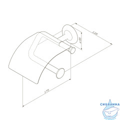 Держатель для туалетной бумаги Am.Pm Like A80341500