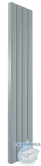 Вертикальный радиатор SOLID 2100